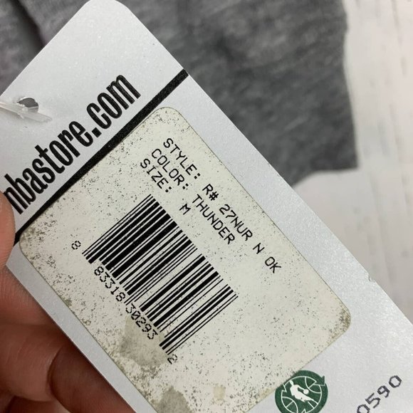 Oklahoma City Thunder NBA Adidas Medium Gray Full Zip Hoodie‎ New Women - Picture 3 of 6